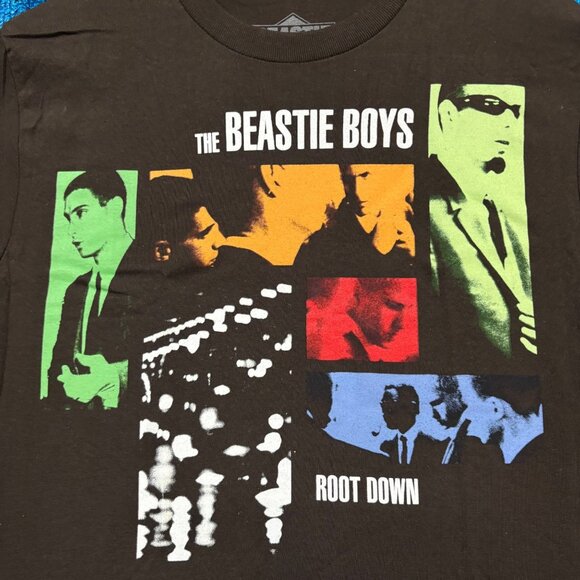 Beastie Boys Root Down Brown Rap T-Shirt Size Small - Picture 2 of 4